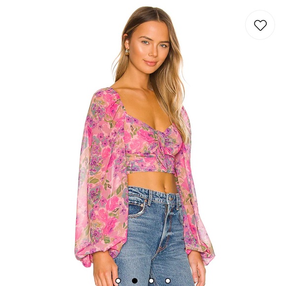 For Love and Lemons Trisha Crop Top - Picture 2 of 3